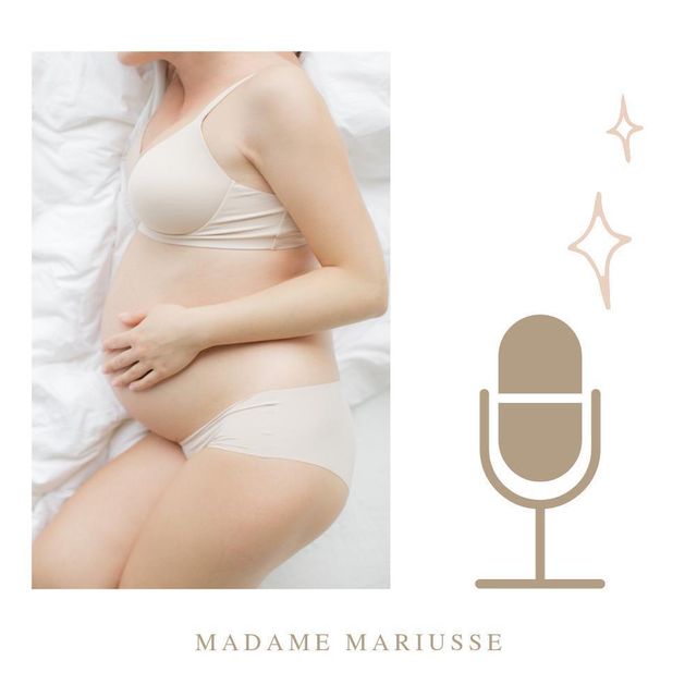 visuel podcast Visuel du podcast Madame Mariusse : ma doula