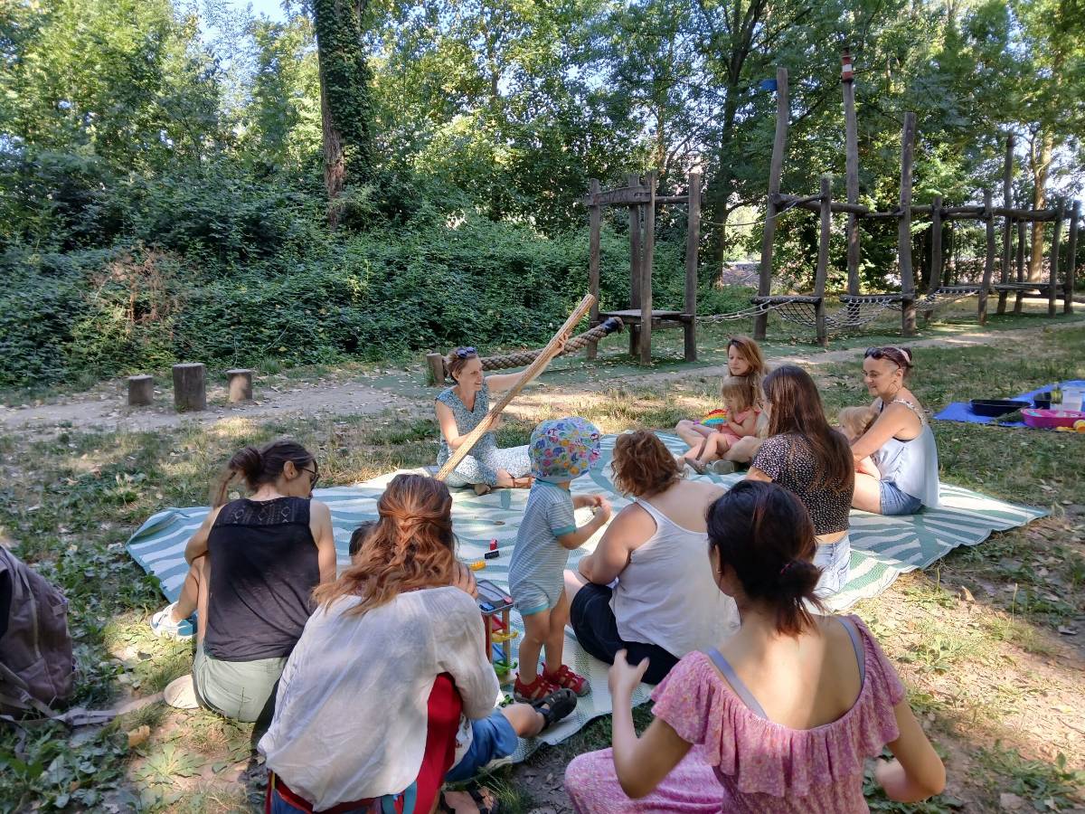 Atelier parent-enfant animé par Chemins de Naissance